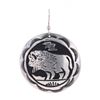 Image 3 : Navajo T&R Singer Sterling Silver Buffalo Earrings