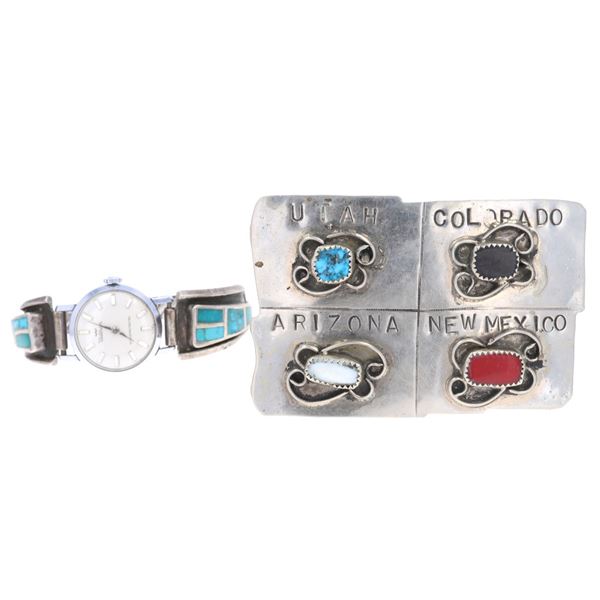 Early Vintage Navajo John La Ron Bedoni Sr. Buckle