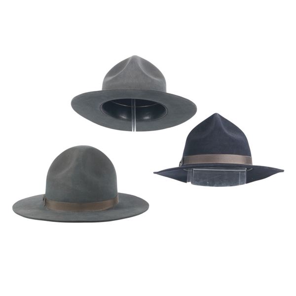 Vintage "Montana Peak" Campaign Hats (3)