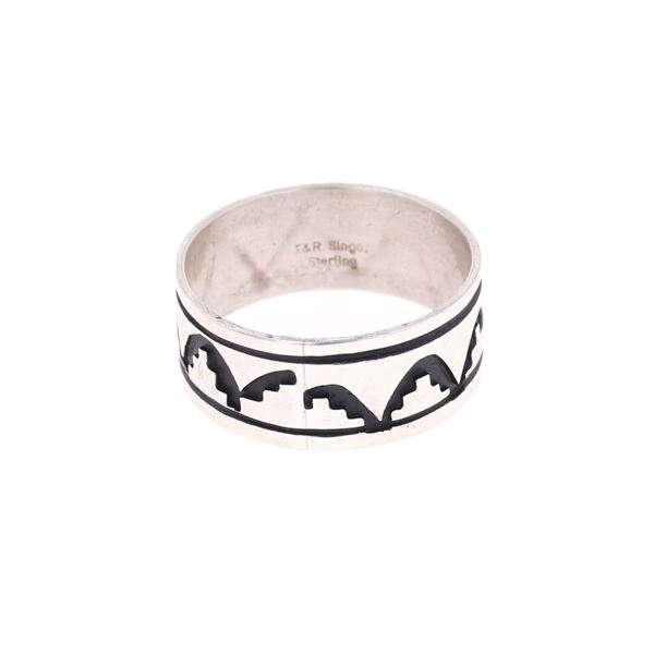 Navajo T & R Singer Sterling Silver Pueblo Ring