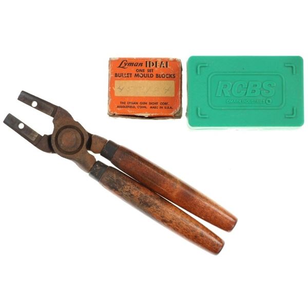 RCBS & Lyman .40 Cal .45 Cal Handheld Bullet Mold