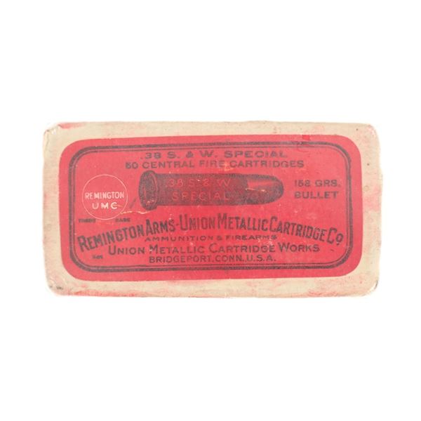 Remington-UMC Co. .38 S & W Special Cartridges