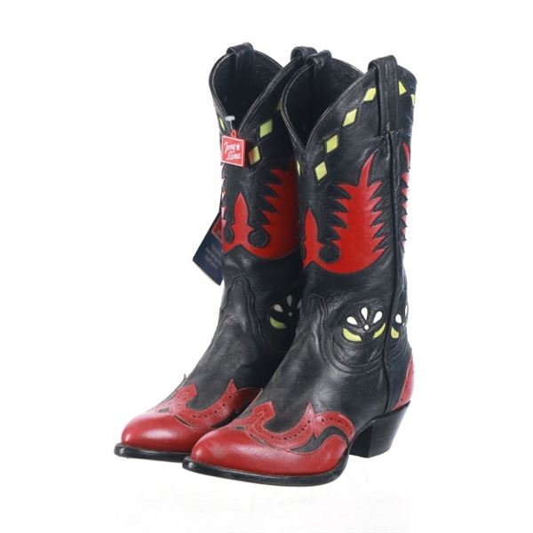 Tony Lama Beautiful Inlay & Overlay Leather Boots