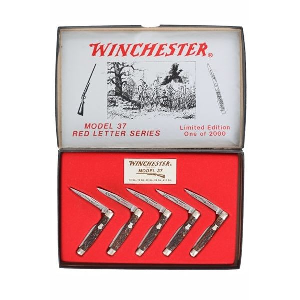 Winchester Model 37 Red Letter Series Knives