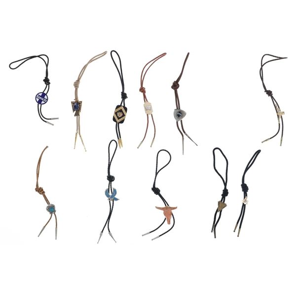 Vintage Bolo Tie Collection (11), circa 1960s