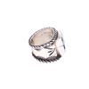 Image 10 : Navajo CC Tsosie Sterling Silver Checkerboard Ring