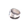 Image 4 : Navajo CC Tsosie Sterling Silver Checkerboard Ring
