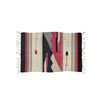 Image 4 : Oaxaca Zapotec Banded Mountain Step Rug c. 1960's