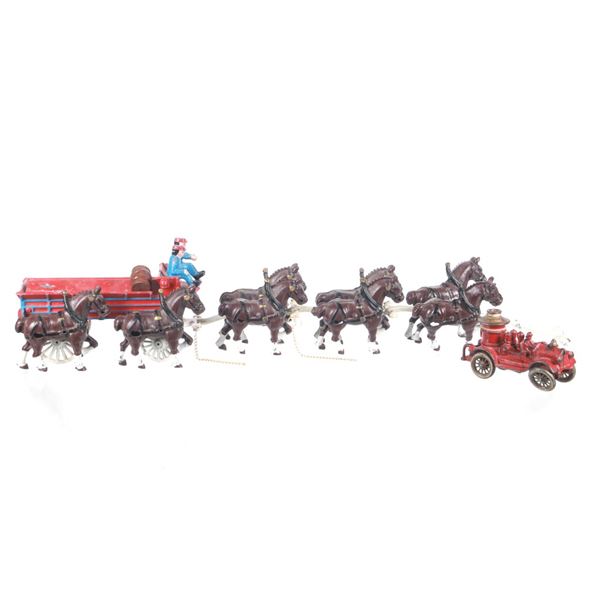 Cast Iron Children's Floor Toys 1940-1950s (2)