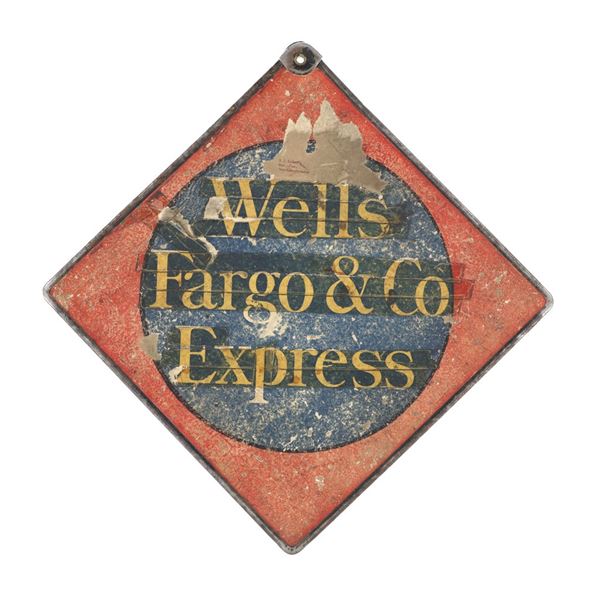 ca. 1915 Wells Fargo & Co. Express Montana Sign
