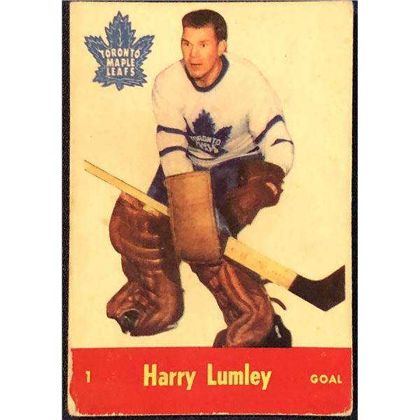 1955-56 PARKHURST HARRY LUMLEY (HOF)