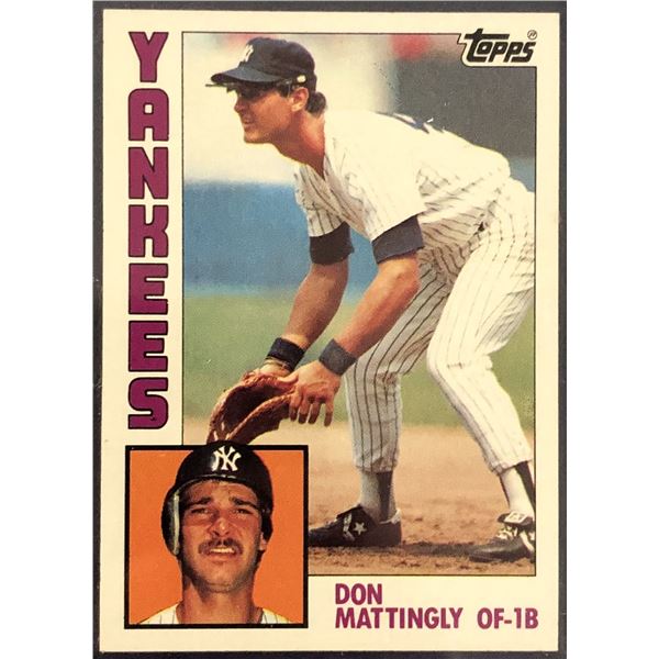 1984 TOPPS DON MATTINGLY ROOKIE CARD