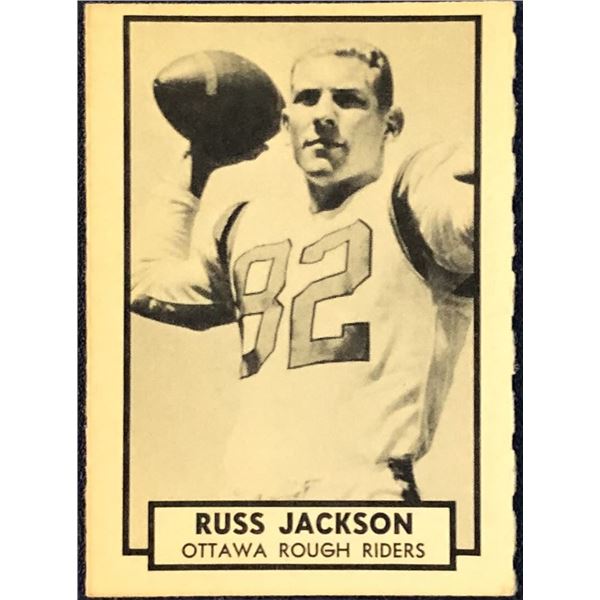 1962 O-PEE-CHEE CFL FOOTBALL - RUSS JACKSON (HOF)