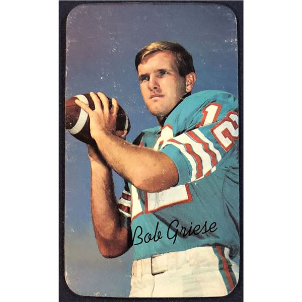 1970 TOPPS NFL FOOTBALL SUPER - BOB GRIESE (HOF)