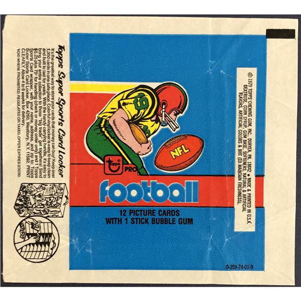 1979 TOPPS NFL FOOTBALL WRAPPER