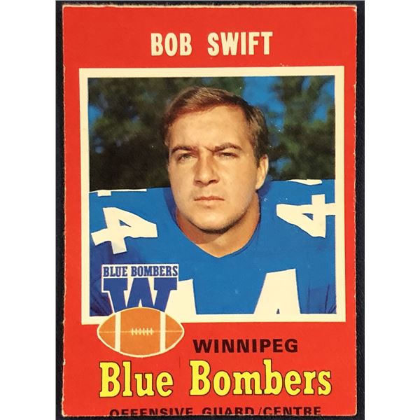 1971 O-PEE-CHEE CFL BOB SWIFT