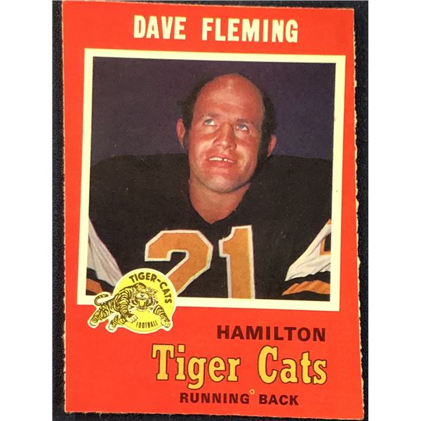 1971 O-PEE-CHEE CFL DAVE FLEMING