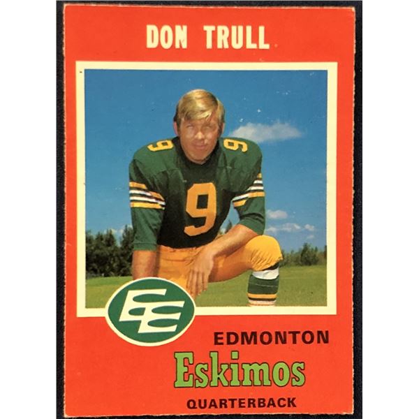1971 O-PEE-CHEE CFL DON TRULL