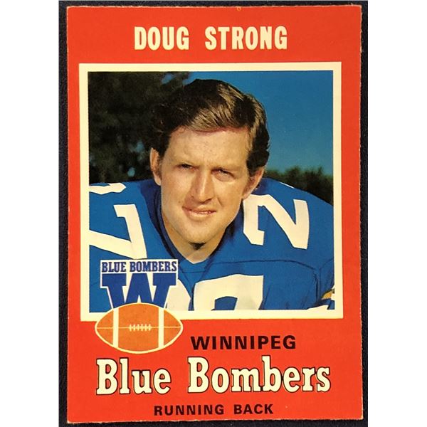 1971 O-PEE-CHEE CFL DOUG STRONG