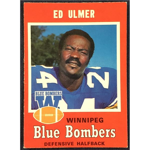 1971 O-PEE-CHEE CFL ED ULMER