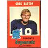 Image 1 : 1971 O-PEE-CHEE CFL GREG BARTON