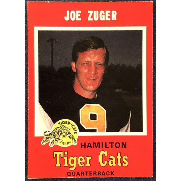 1971 O-PEE-CHEE CFL JOE ZUGER