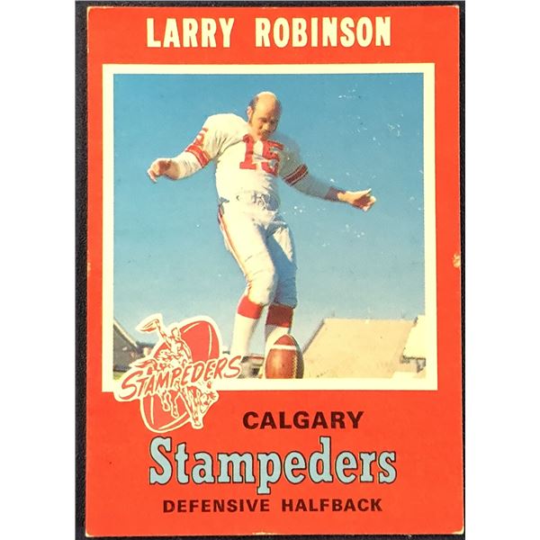 1971 O-PEE-CHEE CFL LARRY ROBINSON