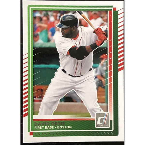 2025 DONRUSS BASEBALL DAVID ORTIZ (HOF)