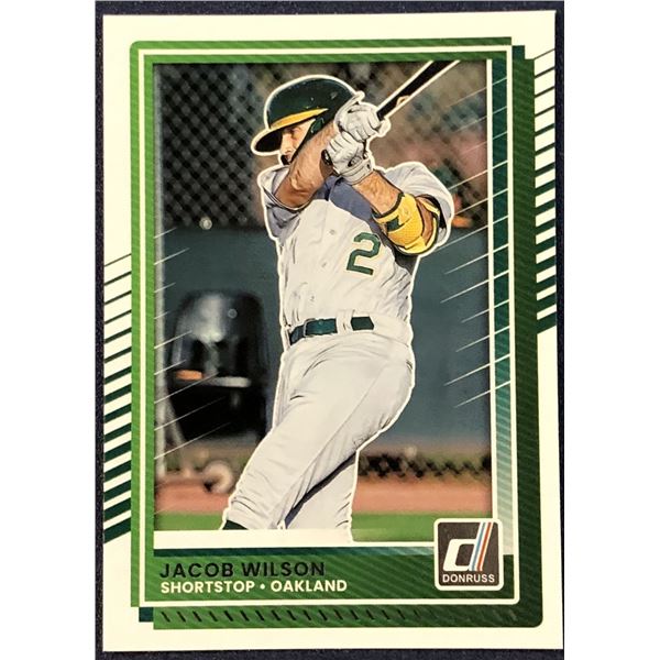 2025 DONRUSS BASEBALL JACOB WILSON ROOKIE CARD