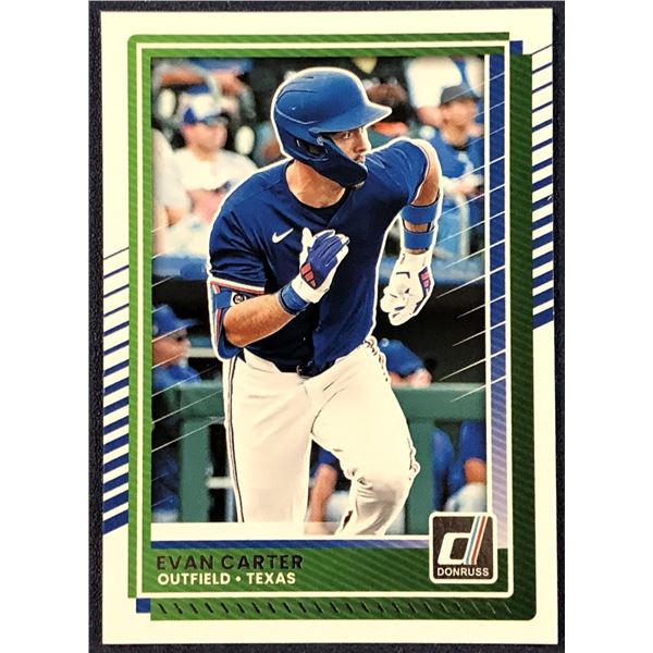 2025 DONRUSS EVAN CARTER ROOKIE CARD