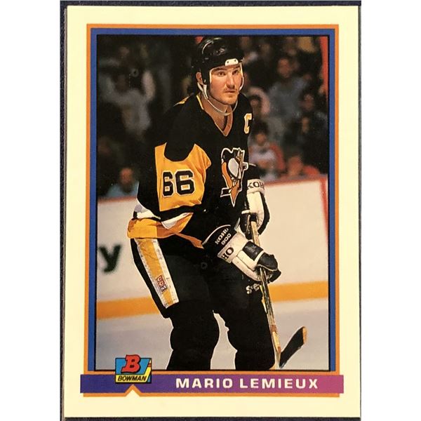 1991-92 BOWMAN NHL MARIO LEMIEUX (HOF)