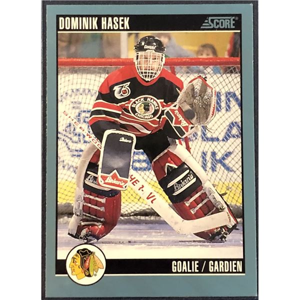 1992-93 SCORE NHL DOMINIK HASEK (HOF) ROOKIE CARD