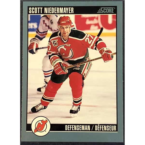 1992-93 SCORE NHL SCOTT NIEDERMAYER (HOF) ROOKIE CARD