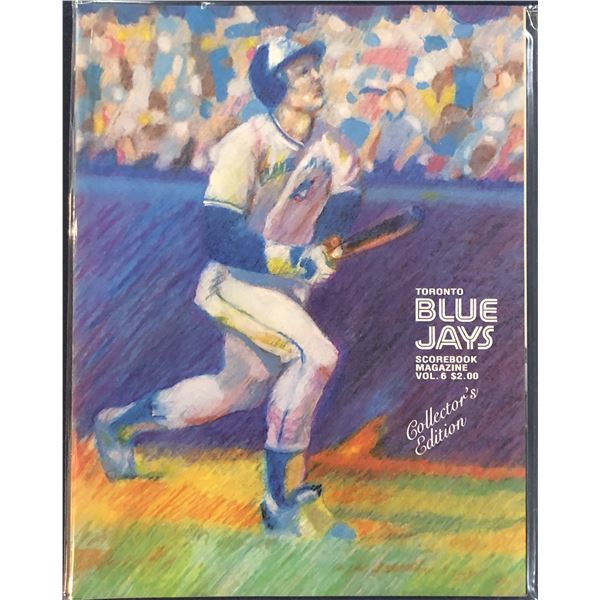 1982 MLB PROGRAM - CALIFORNIA @ TORONTO