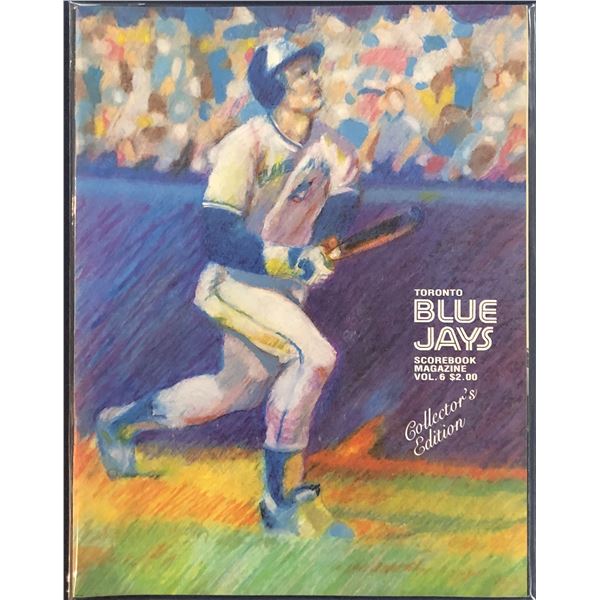 1982 MLB PROGRAM - MILWAUKEE @ TORONTO