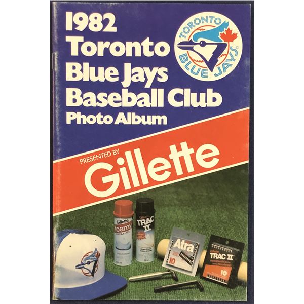 1982 MLB TORONTO BLUE JAYS PHOTO ALBUM