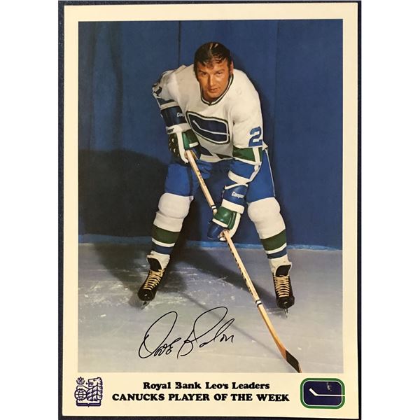 1972-73 ROYAL BANK VANCOUVER CANUCKS - DAVE BALON