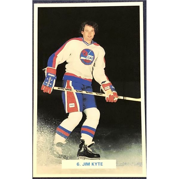 1982-83 WINNIPEG JETS POSTCARDS - JIM KYTE