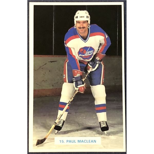1982-83 WINNIPEG JETS POSTCARDS - PAUL MacLEAN