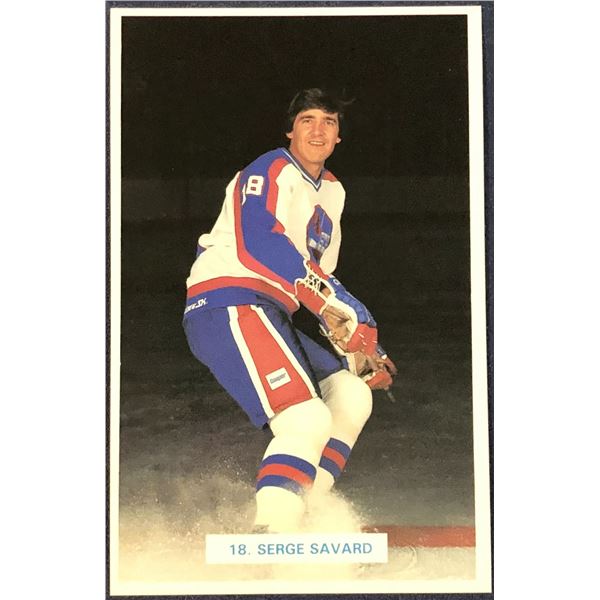 1982-83 WINNIPEG JETS POSTCARDS - SERGE SAVARD (HOF)