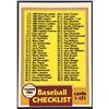Image 1 : 1981 TOPPS CHECKLIST