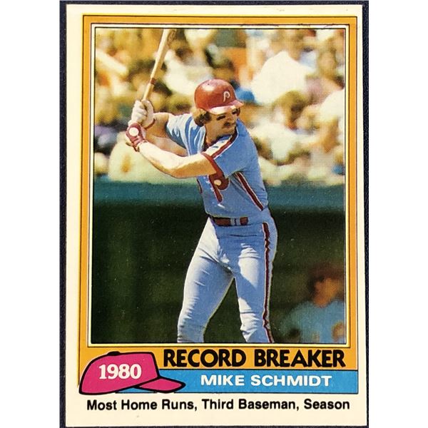 1981 TOPPS MIKE SCHMIDT (HOF)