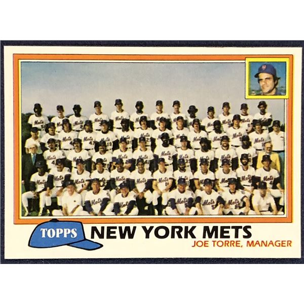 1981 TOPPS NEW YORK METS