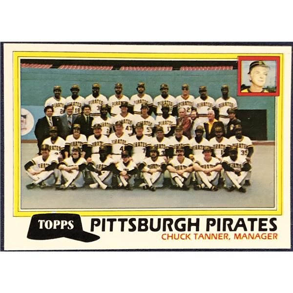 1981 TOPPS PITTSBURGH PIRATES