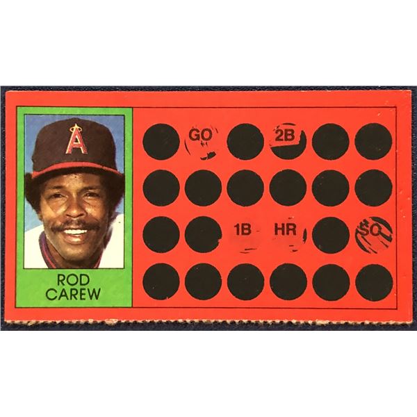 1981 TOPPS SCRATCH OFF ROD CAREW (HOF)