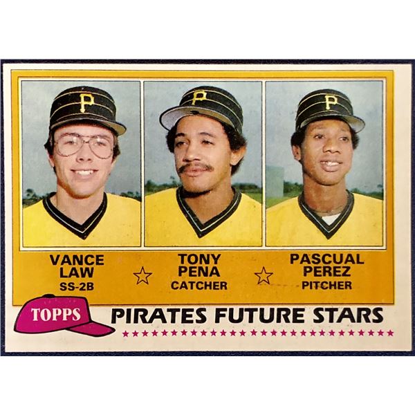 1981 TOPPS TONY PENA ROOKIE CARD