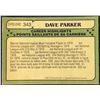 Image 2 : 1982 O-PEE-CHEE BASEBALL DAVE PARKER (HOF)