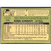Image 2 : 1982 O-PEE-CHEE BASEBALL KIRK GIBSON