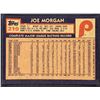 Image 2 : 1984 TOPPS JOE MORGAN (HOF)
