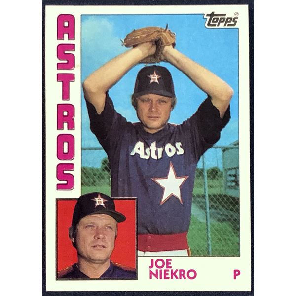 1984 TOPPS JOE NIEKRO (HOF)